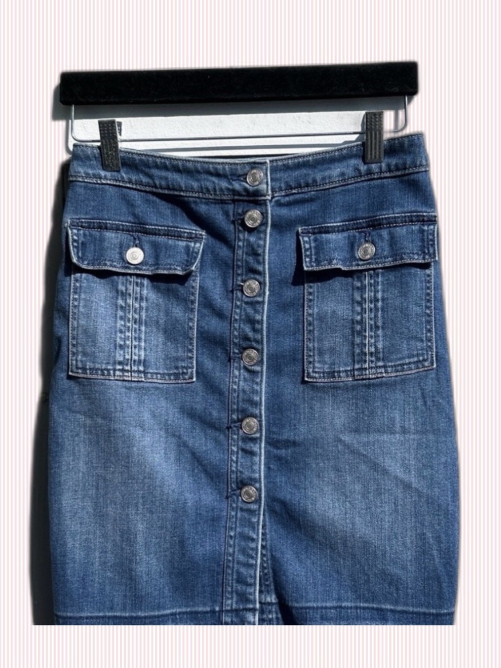 Abercrombie & Fitch classic Blue Denim Skirt